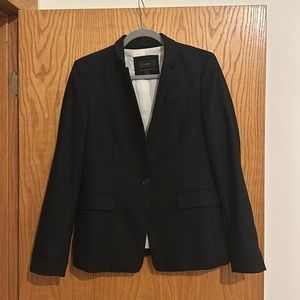 J Crew Black Regent wool blazer
